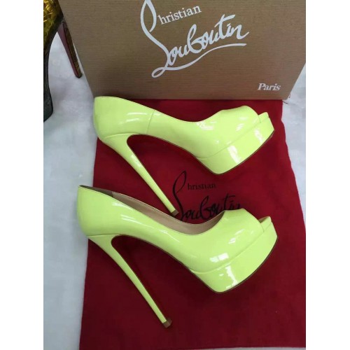 Christian Louboutin Lady Peep Yellow